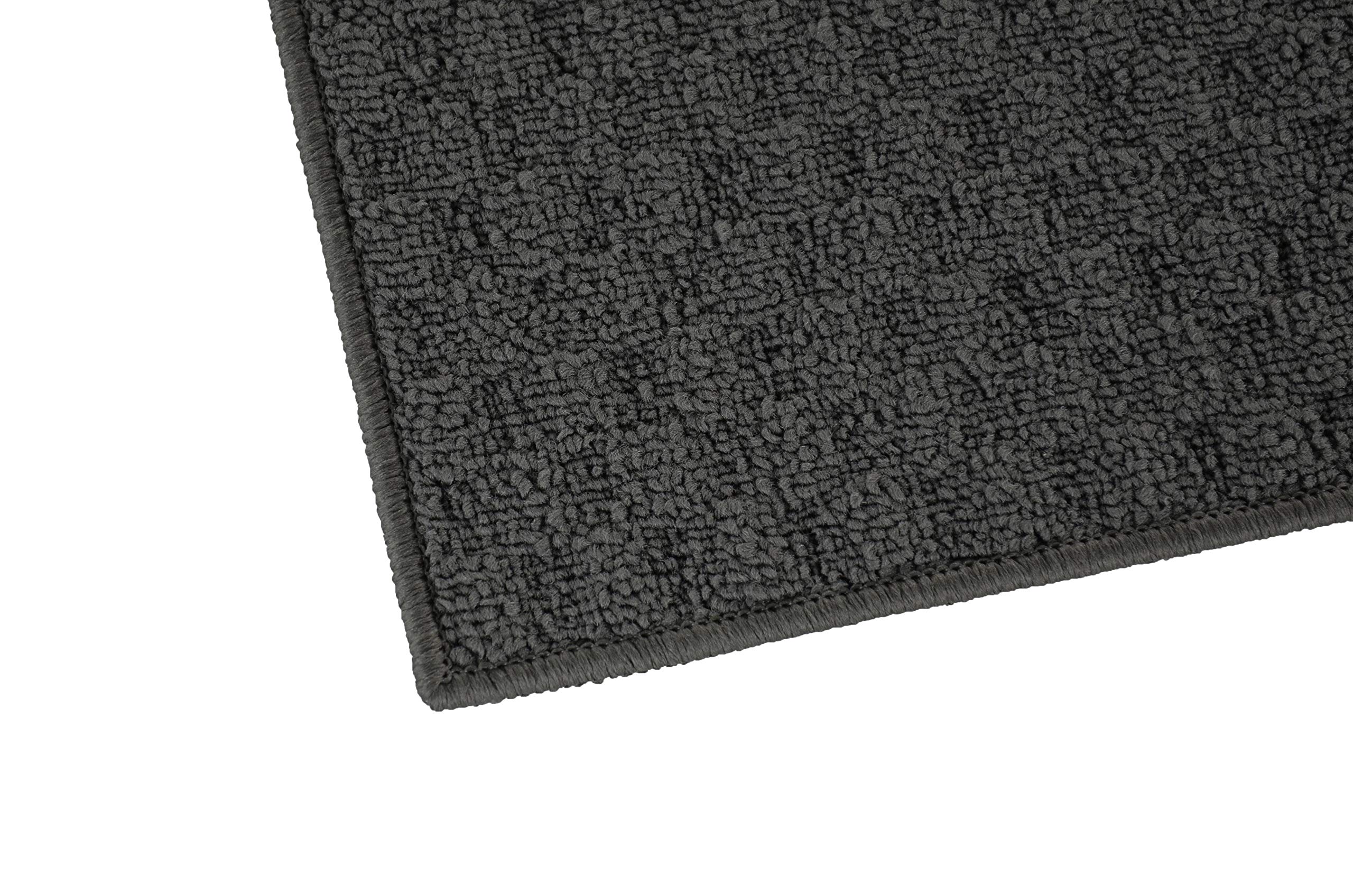 Garland Rug Town Square Cinder Gray 4' X 6' Stain Resistant Indoor Area Rug