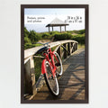MCS Museum Poster Frame 24x36 Espresso Woodgrain, Vertical & Horizontal Wall Hanging Large Picture Frame for Photos, Posters & A