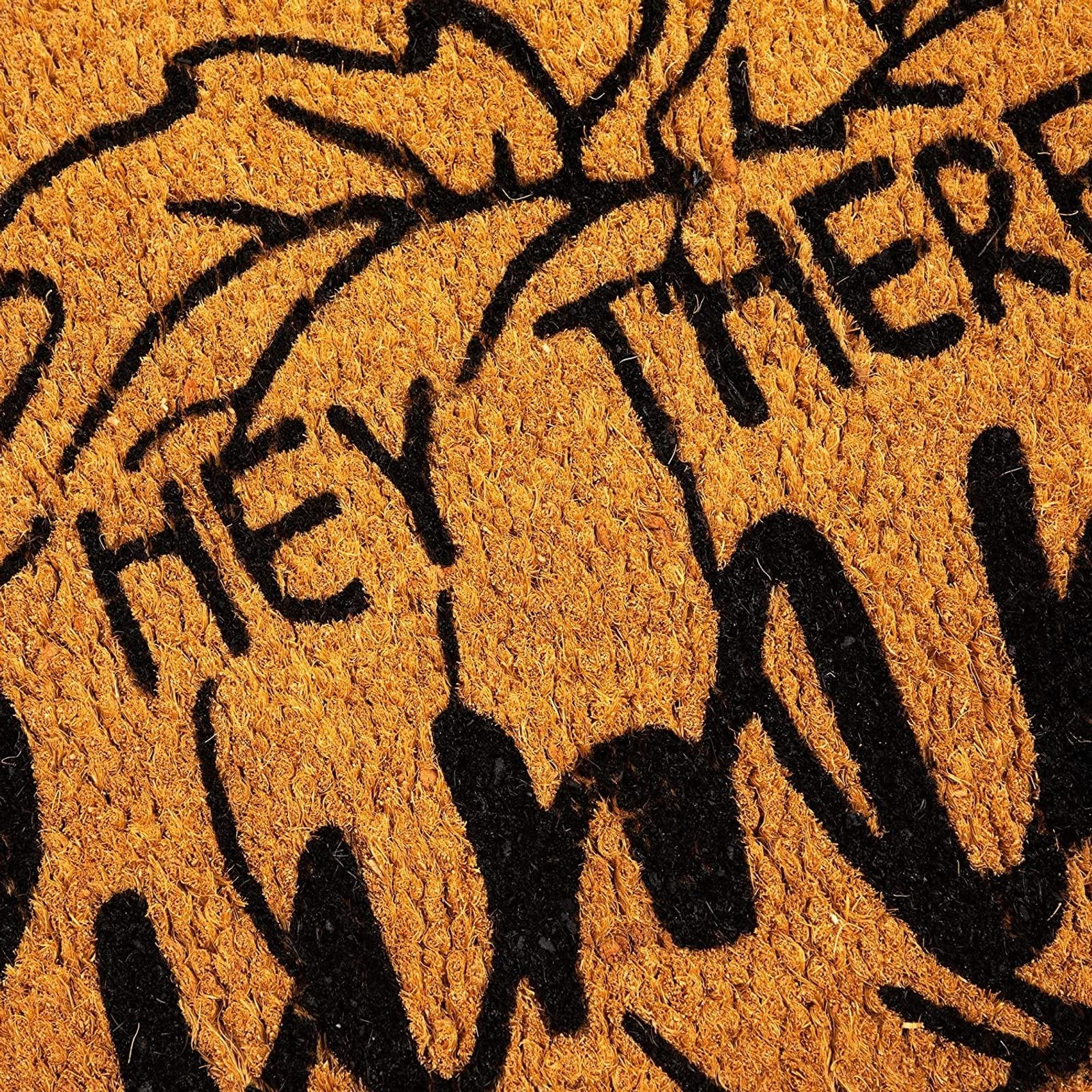 Juvale Natural Coir Welcome Door Mat, Hey There Pumpkin Fall Decor(30 X 17 In)