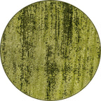Unique Loom Del Mar Collection Area Rug - Lucille (4' 1'' Round, Green/ Hunter Green)
