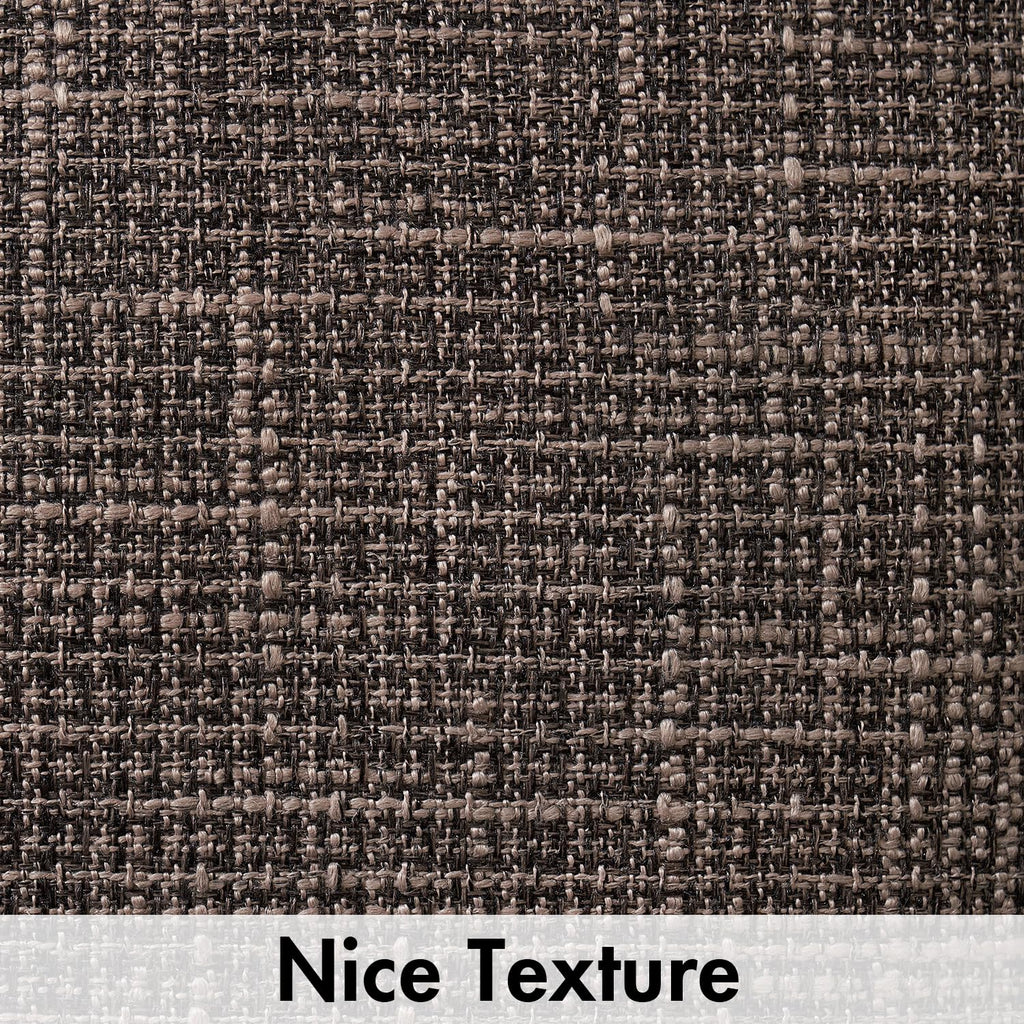 Miulee Burlap Linen Throw Pillow Covers 18X18 Inch Dark Coffee Decorative Pillow Covers Modern Farmhouse Pillowcases Soft Accent