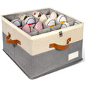 1 Pack Shoe Organizer for Closet with Adjustable Divider Shoe Storage Box