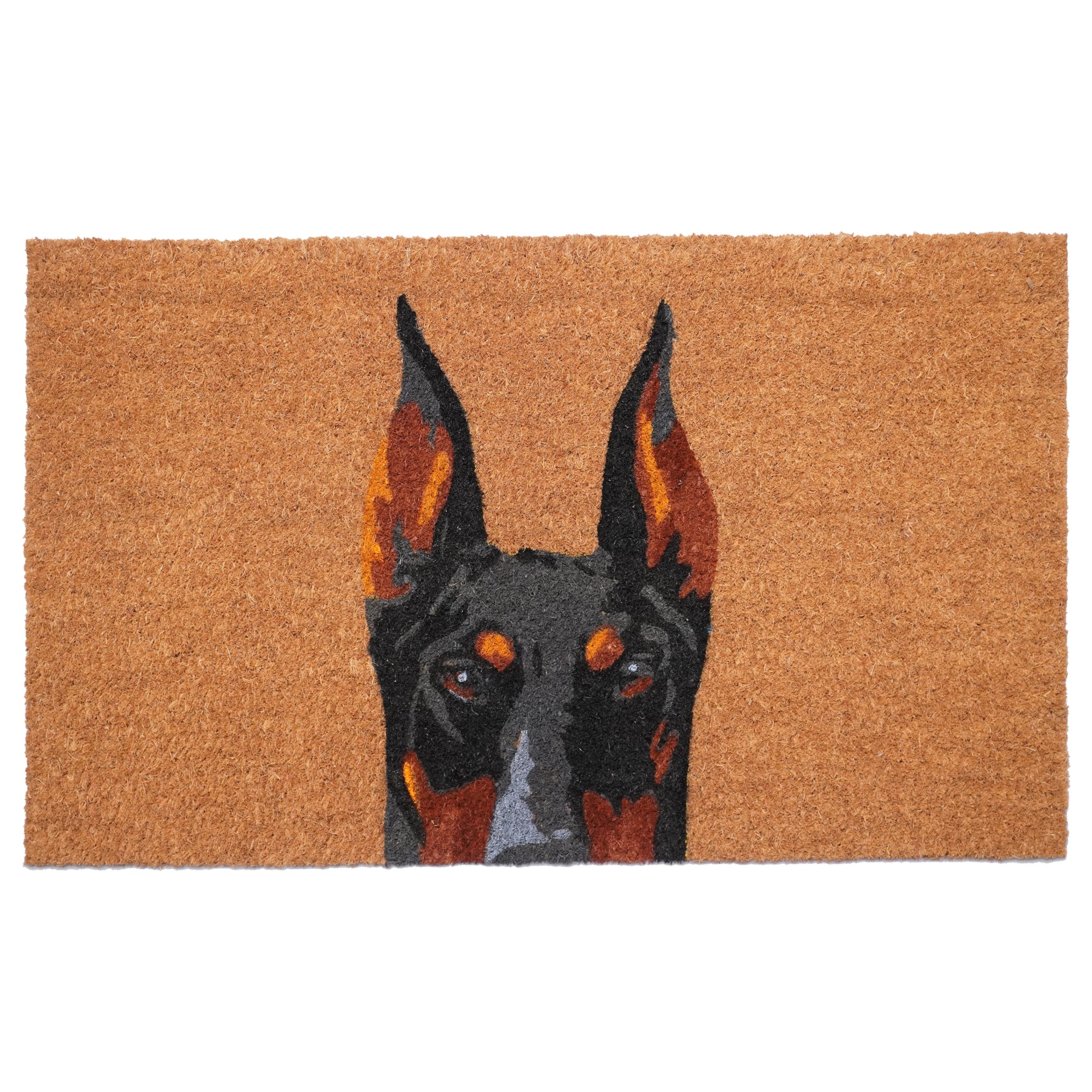 Calloway Mills Black Doberman Doormat (24' X 36')