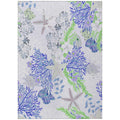Addison Rugs Surfside Asr31 Blue 9' X 12' Indoor Outdoor Area Rug, Easy Clean, Machine Washable, Non Shedding, Bedroom, Living Room, Dining Room, Kitchen, Patio Rug