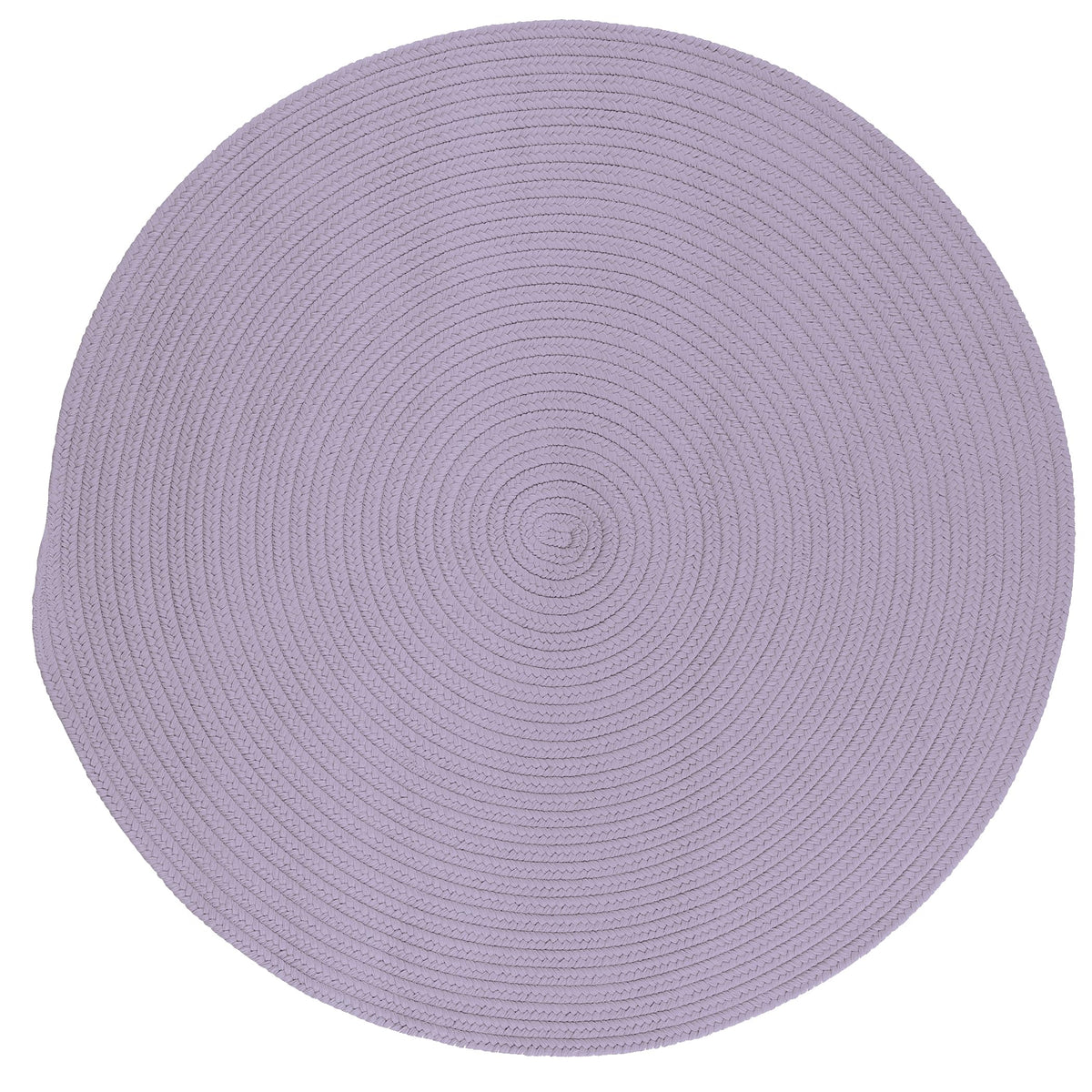 Boca Raton Polypropylene Round Rug 10&quot; X 10&quot; Amethyst