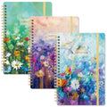 Spiral Notebook - 3 Pack A5 Ruled Journal Notebook, 8.3'    6', 3    160 Pages, Journal For Women, College Ruled Notebook, Spi