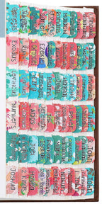 Teal Bible Tabs With Large Print For Women And Girl, 90 Bible Index Tabs In Total, 66 Tabs For Old And New Testament, Additional
