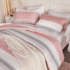Litanika Pink Twin/Twin Xl Comforter Set For Girls - 2 Pieces Blush Twin Extra Long Size Lightweight Bedding Comforter Set, All
