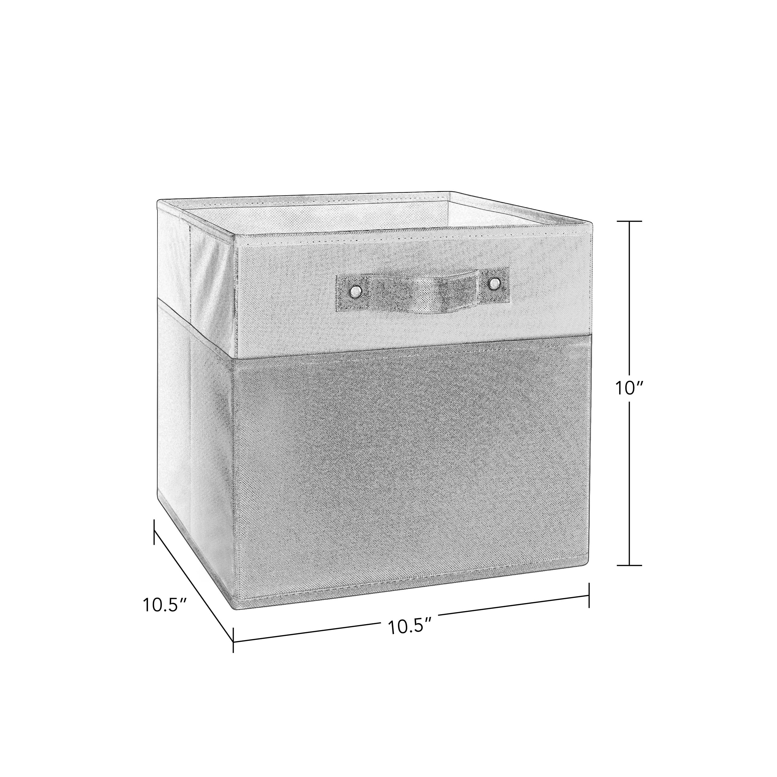 Riverridge Kids 2Pc 10.5In Two-Tone Folding Storage Bin Set - Yellow