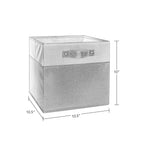 Riverridge Kids 2Pc 10.5In Two-Tone Folding Storage Bin Set - Yellow