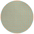 Dalyn Rugs Marlo MO1 Orange 8 x 8 Indoor Outdoor Area Rug, Easy Clean, Machine Washable, Non Shedding, Bedroom, Living Room, D