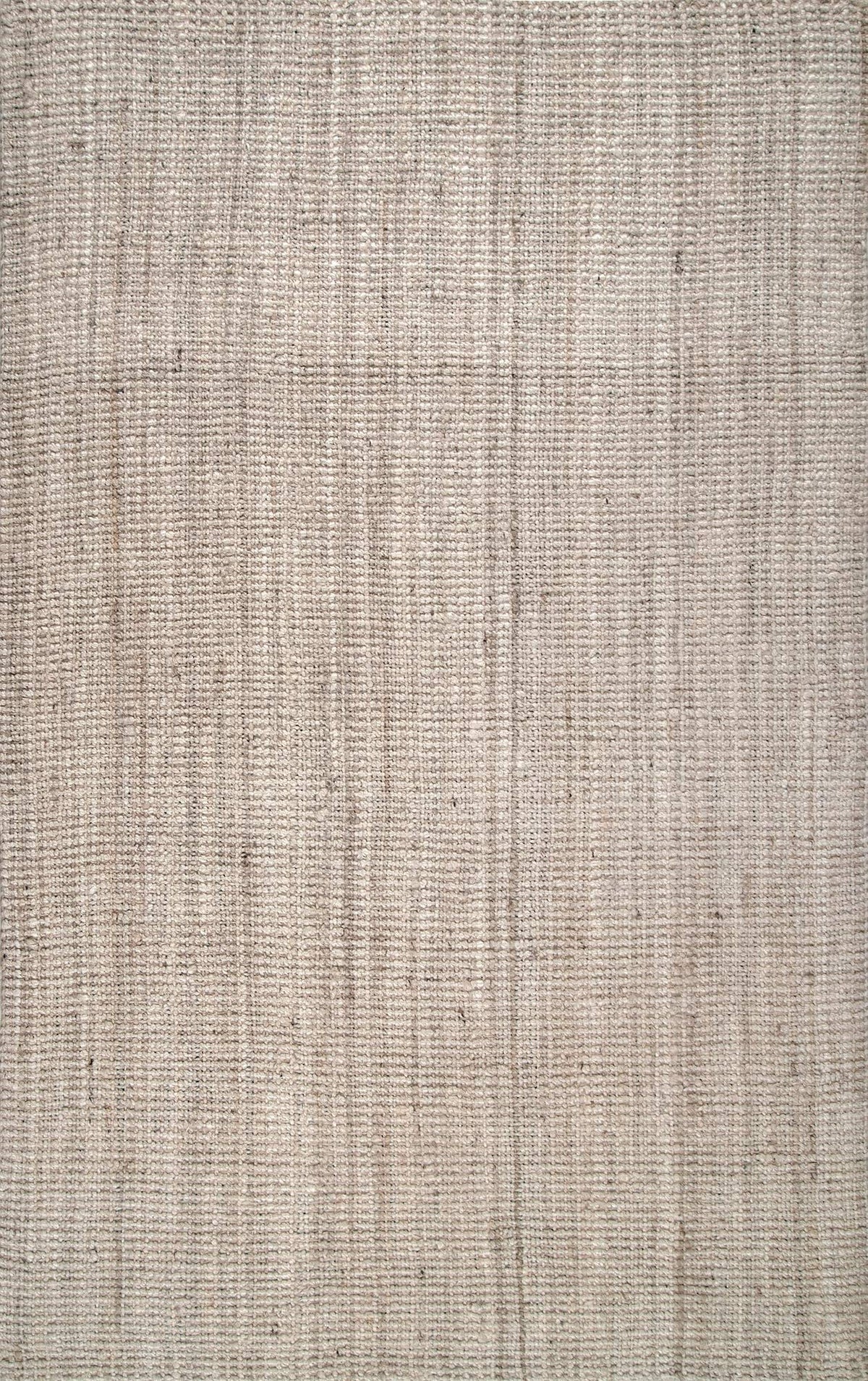 nuLOOM Ashli Solid Farmhouse Jute Area Rug, 9x12, Off-white