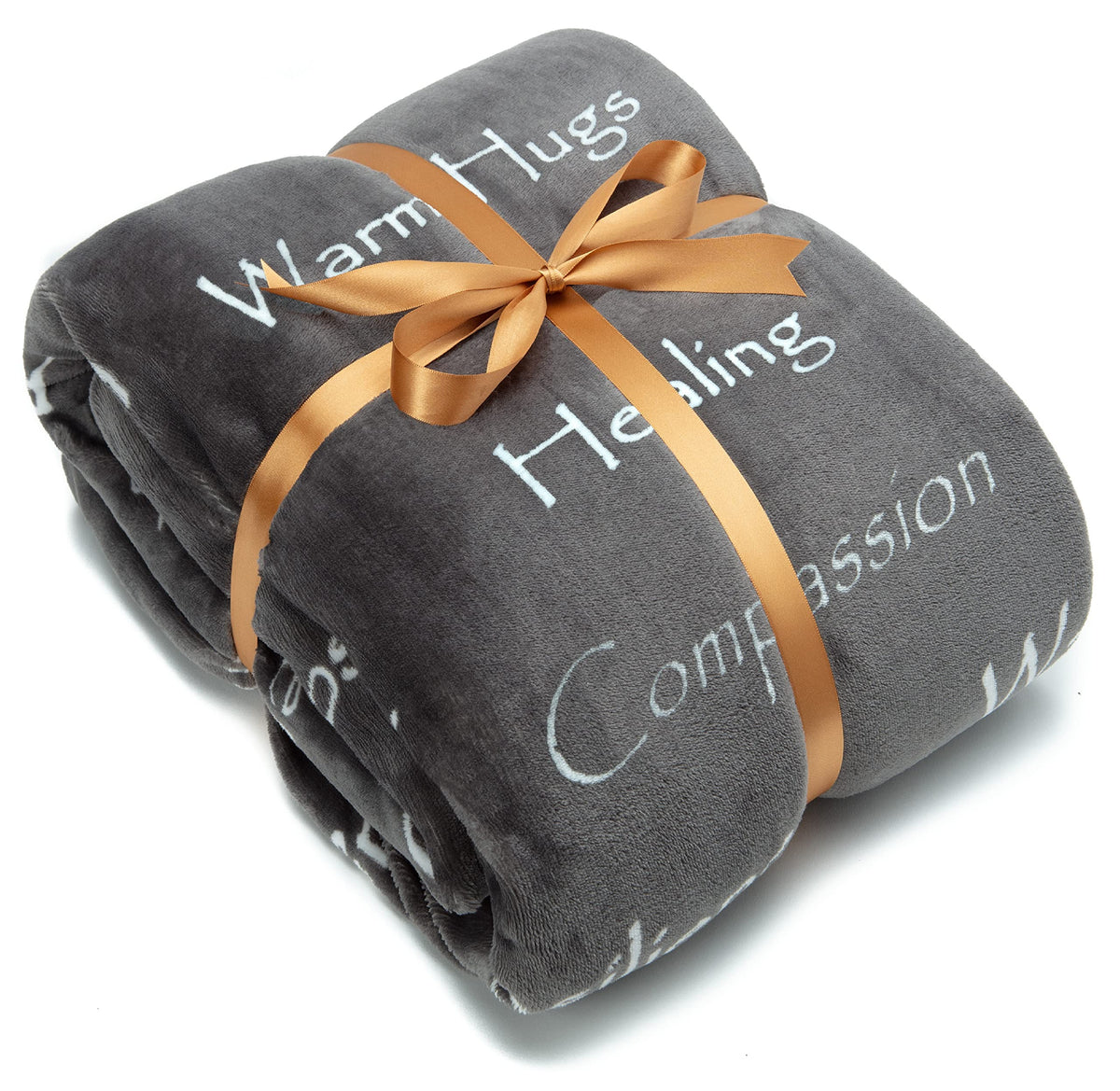 Chanasya Healing Hugs Gift Throw Blanket - For Hope Support Comfort Encouragement Sympathy - Breast Cancer Chemo Surgery Get Wel