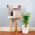 Cazimo Jacquard Woven Poly Cotton Cushion Cover  18 * 18 Inches, 45 * 45 Cm  Single Piece, Multicolour