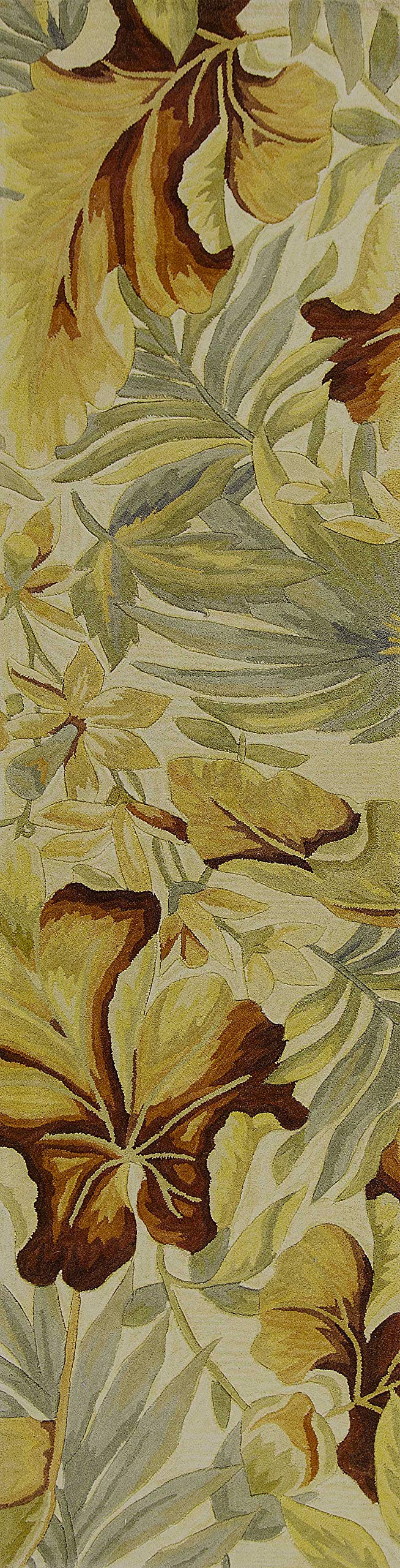 HomeRoots 102 X 138 Ivory Wool Rug
