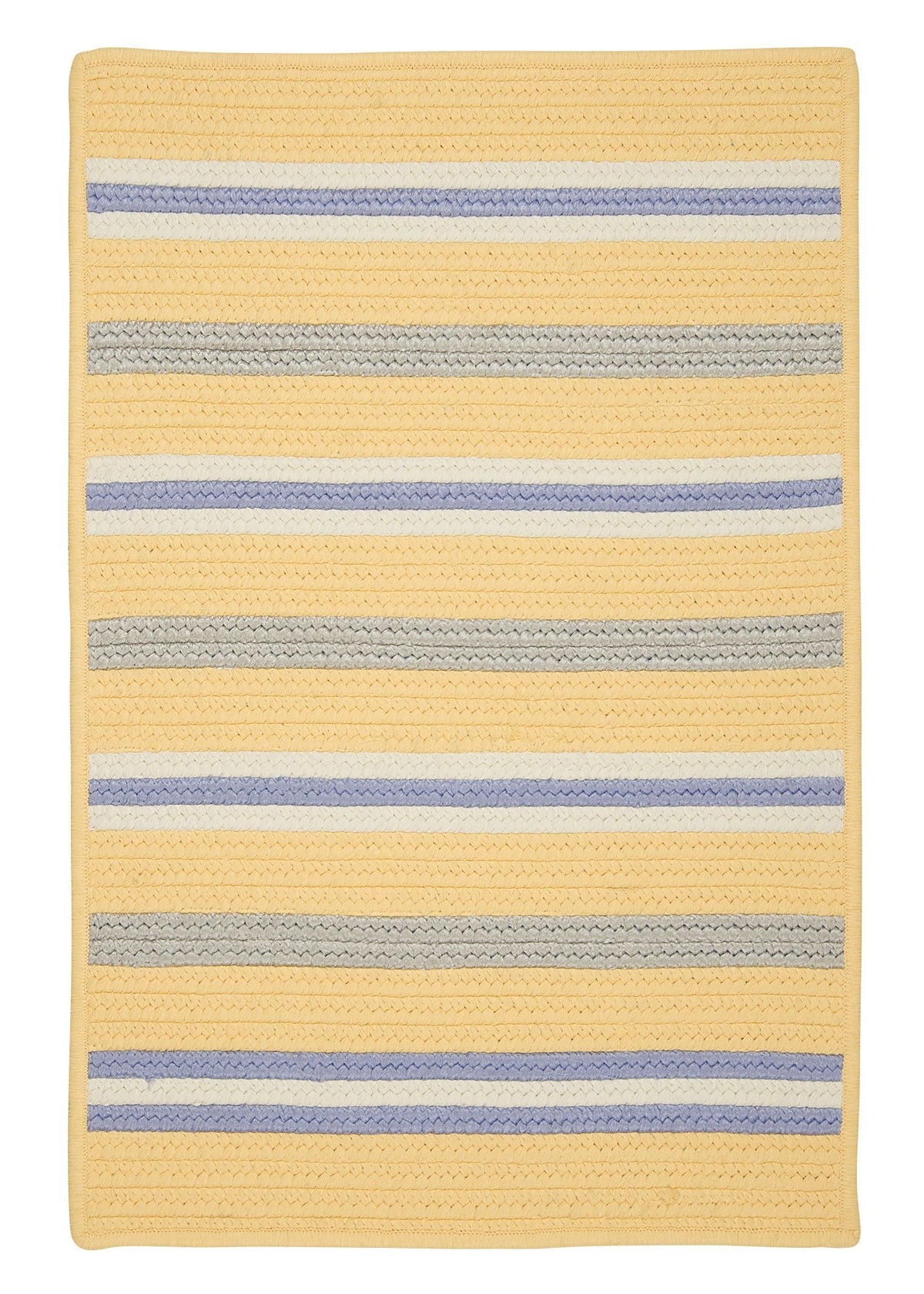 Painter Stripe Area Rug, 5 By 7-Feet, Summer Sun