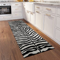Addison Rugs Safari Asf31 Pearl Washable 2'3" X 7'6" Indoor Outdoor Hallway Runner Rug, Stain Resistant Washable Kitchen Area Carpet For Bathroom, Entry, Patio, Laundry And Bedroom Rug
