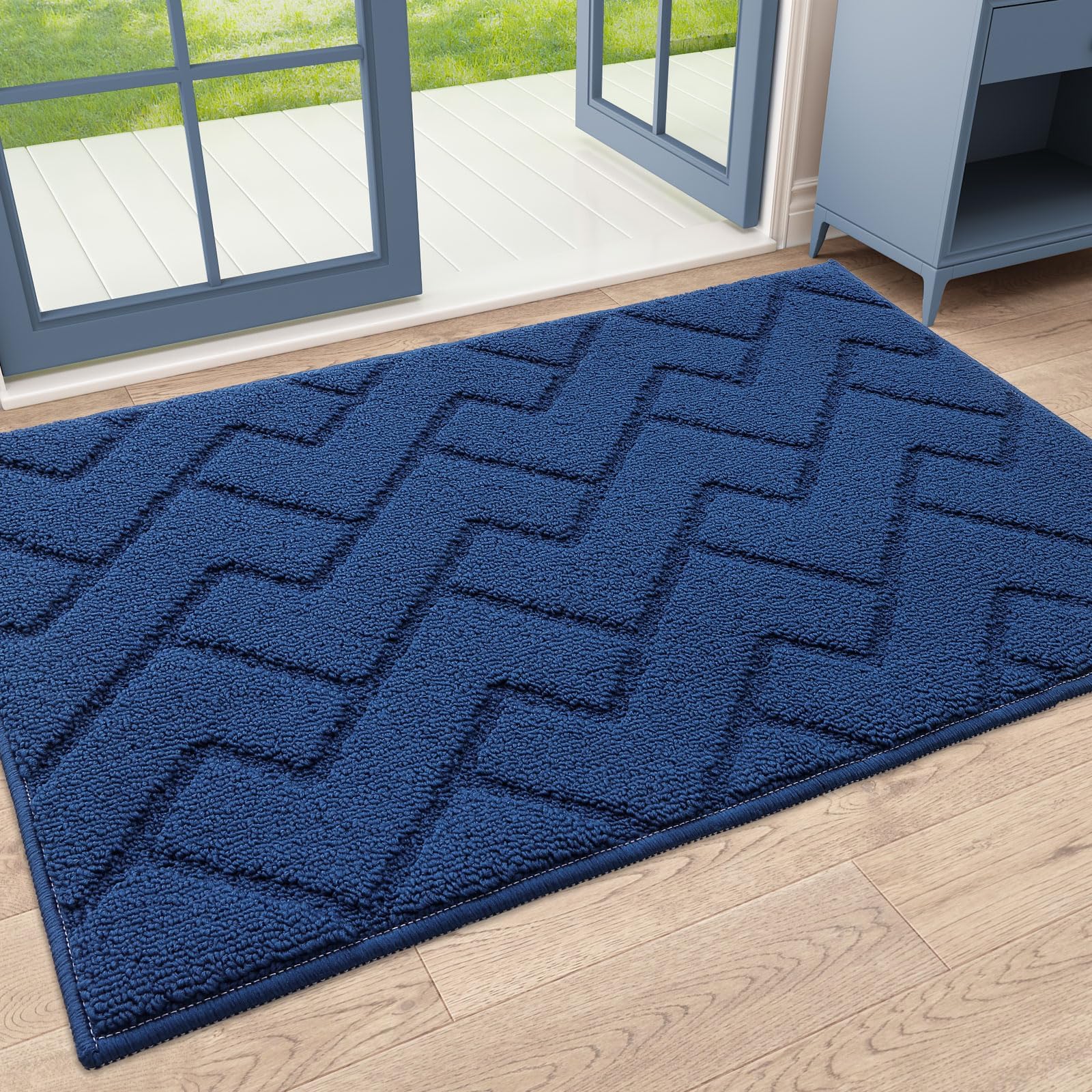 Olanly Indoor Door Mat, 32X20, Dirt Resistant And Absorbent, Sturdy Non-Slip Rubber Backing, Easy To Clean, Washable Entry Mat,