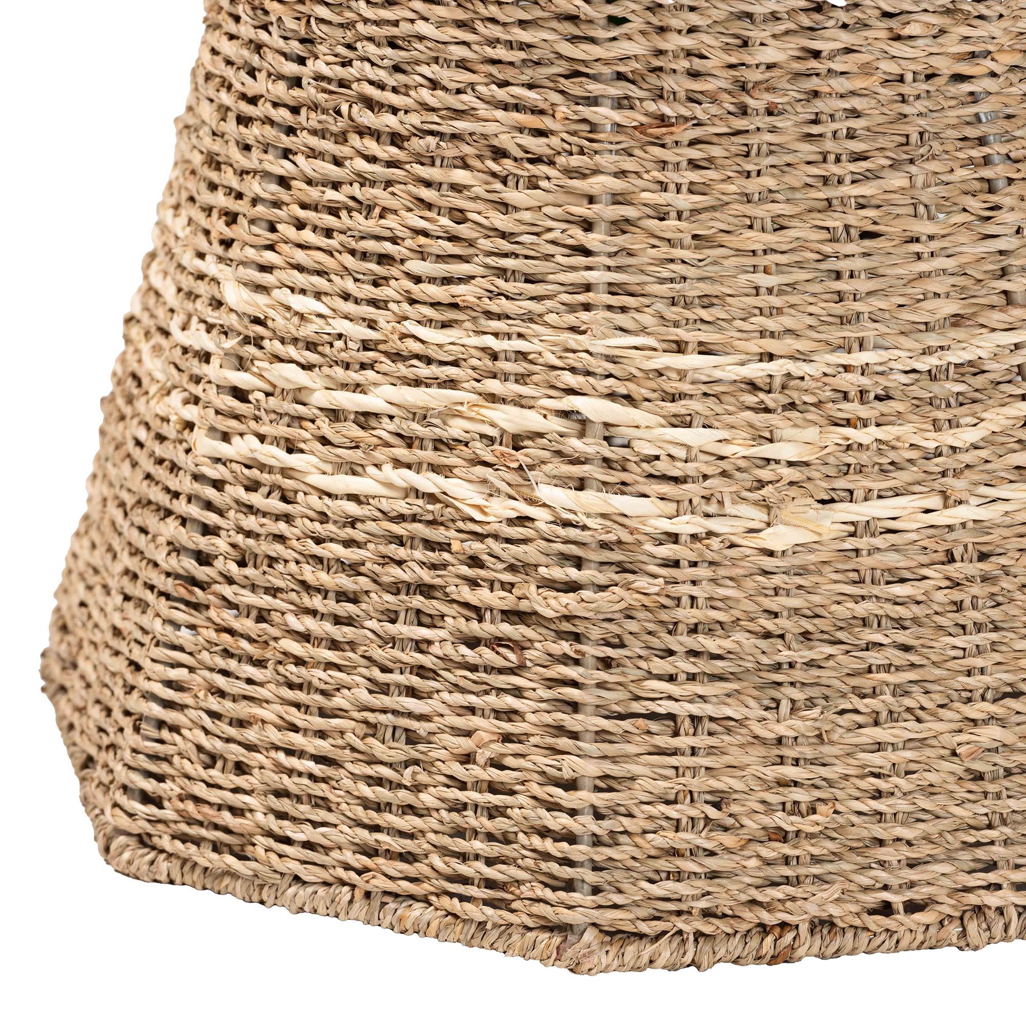 bali & pari Idoya Natural Seagrass End Table, One Size