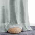 Story@Home Window Curtains 5 Feet Long Set Of 2 | Herringbone Printed | Semi Transparent Curtain | Net Curtains | Sheer Curtain 