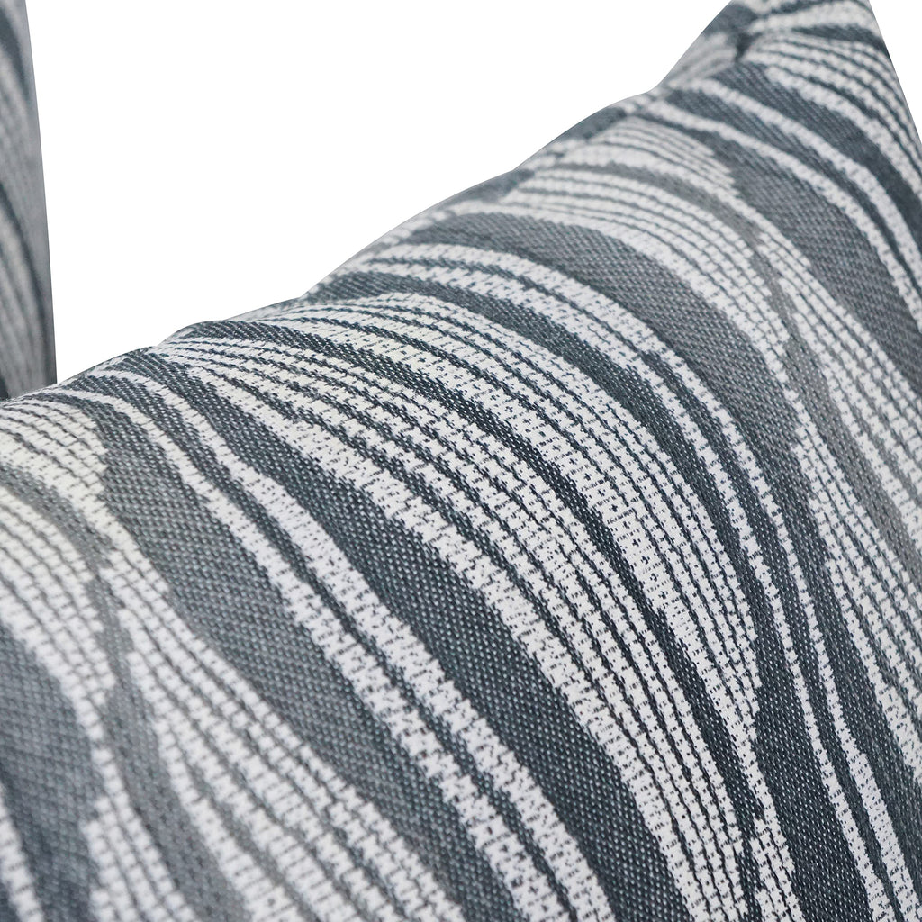 Blazing Needles Square Polyester Jacquard Throw Pillows, 17", Clove Minera 4 Count