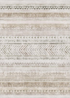 Art&Tuft Area Rug 3X5, Super Soft Ultra-Thin Moroccan Washable Rug, Anti-Slip Backing Rugs For Living Room, Foldable Geometric M