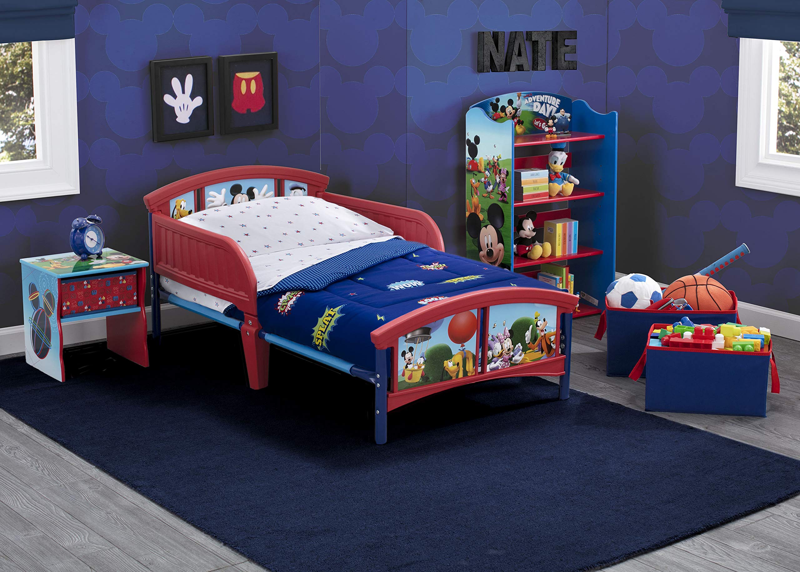Delta Children Plastic Toddler Bed, Disney Mickey Mouse