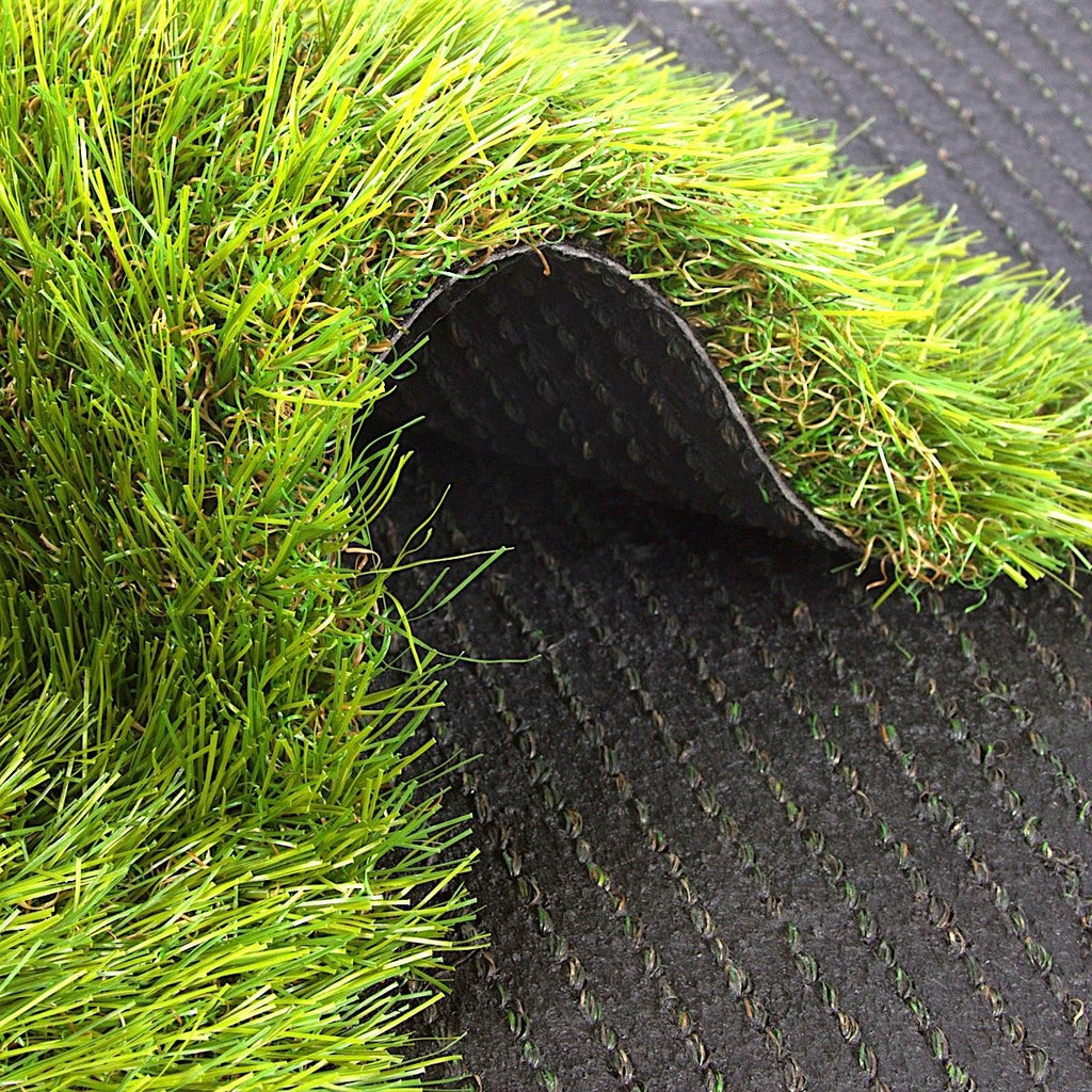 Lulind - Artificial Grass Square Tiles, 12.2 X 12.2 Inch (2 Pack)