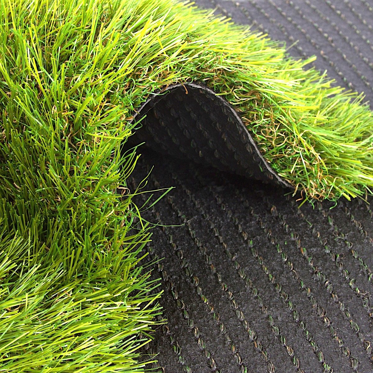 Lulind - Artificial Grass Square Tiles, 12.2 X 12.2 Inch (2 Pack)