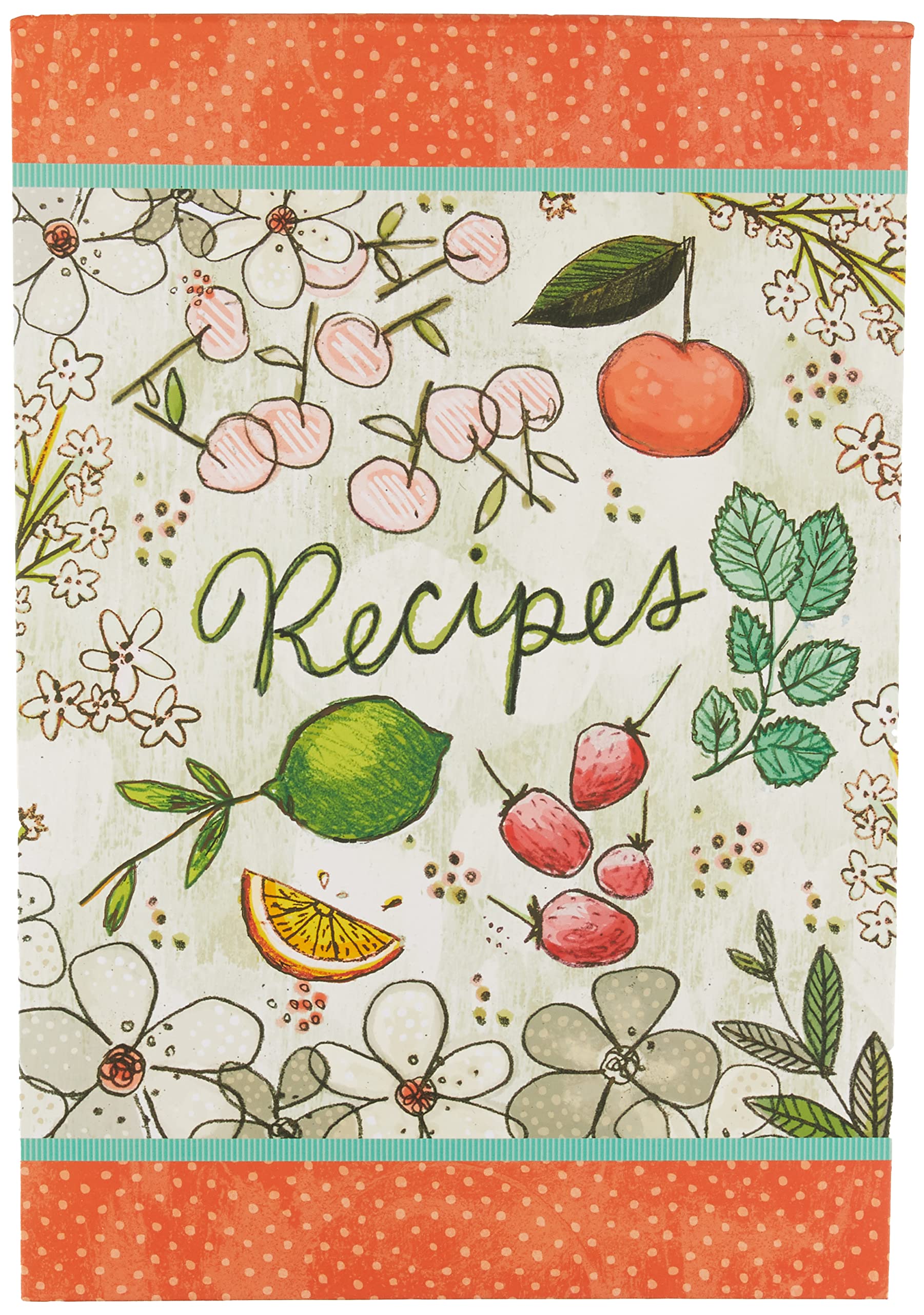 C.R. Gibson Qfr3-16556 Vertical Recipe Keeper Flip Stand, Fruit Fusion, Multicolor