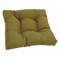Blazing Needles Indoor/Outdoor Square Tufted Chair Cushion, 19 x 19, Avocado