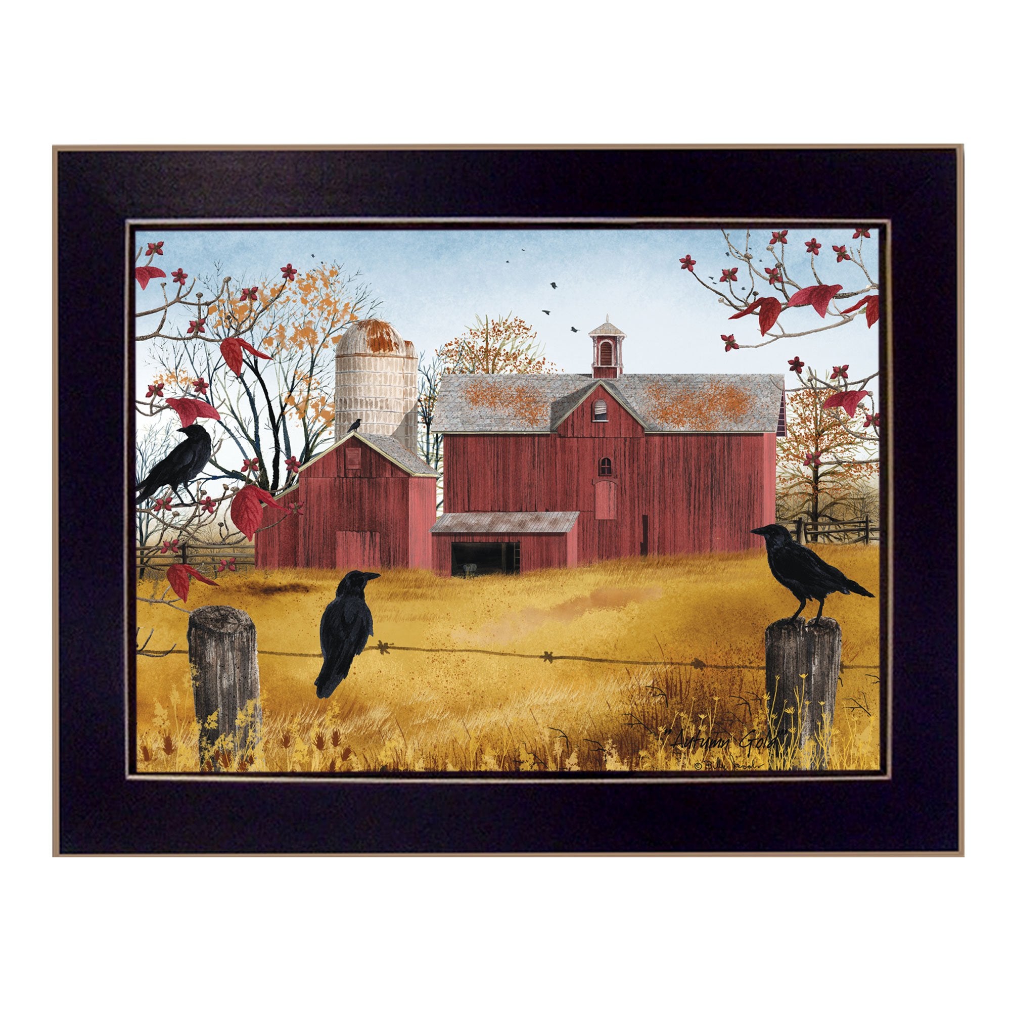 Trendy Decor4U Autumn Gold by Billy Jacobs Printed Wall Art, 18 Inch x 14 Inch