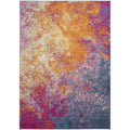 Nourison Passion Sunburst 9 x 12 Area-Rug, Modern, Abstract, Easy-Cleaning, Non Shedding, Bed Room, Living Room, Dining Room, 