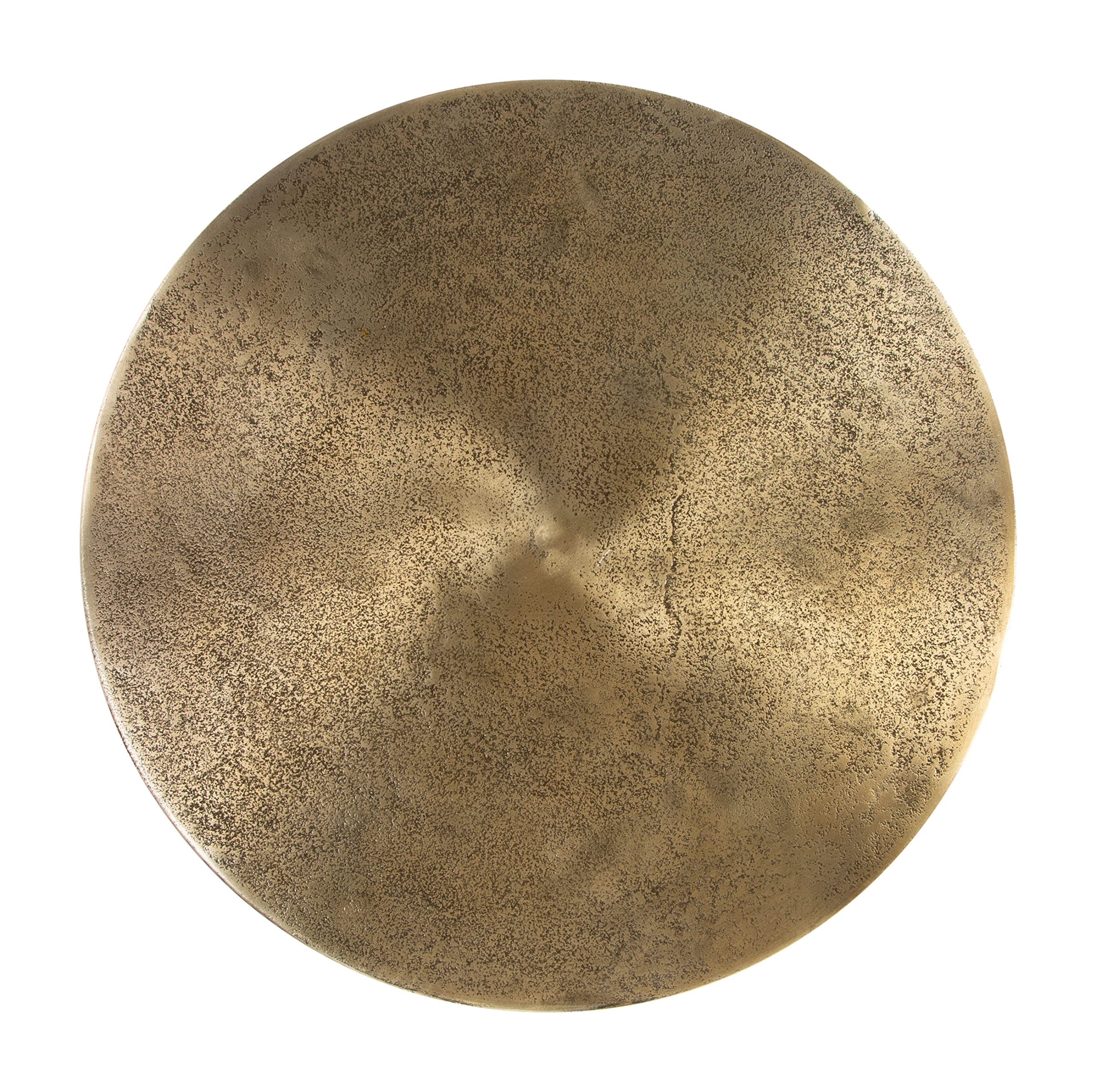 Zuo Lexi Side Table Antique Brass