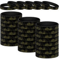 Sratte 30 Pcs Vip Wristbands Vip Silicone Wristbands For Events Gold Black Bracelets Soft Elastic Bracelets For Party Club Bar M