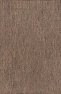 Unique Loom Collection Casual Transitional Solid Heathered Indoor/Outdoor Flatweave Area Rug (5' 3' X 8' Rectangle, Light Brown