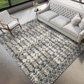 Dalyn Rugs Brisbane Br8 Aztec Trellis Silver 8' X 10'