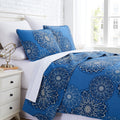 Southshore Fine Living, Inc. Midnight Floral Collection, Premium Quality, Soft, Wrinkle & Fade Resistant, Easy Care, 1 Oversized