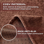 Mysky Home Sofa Covers Washable Couch Cover For Dogs Sofa Cover Furniture Protector Sofa Slipcovers For Dogs Water Resistant Furniture Protector Cover, Soft Thick Sofa Throws, 91' X 118', Chocolate