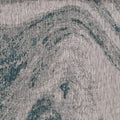 HomeRoots 5' X 8' Grey Or Teal Abstract Waves Rug