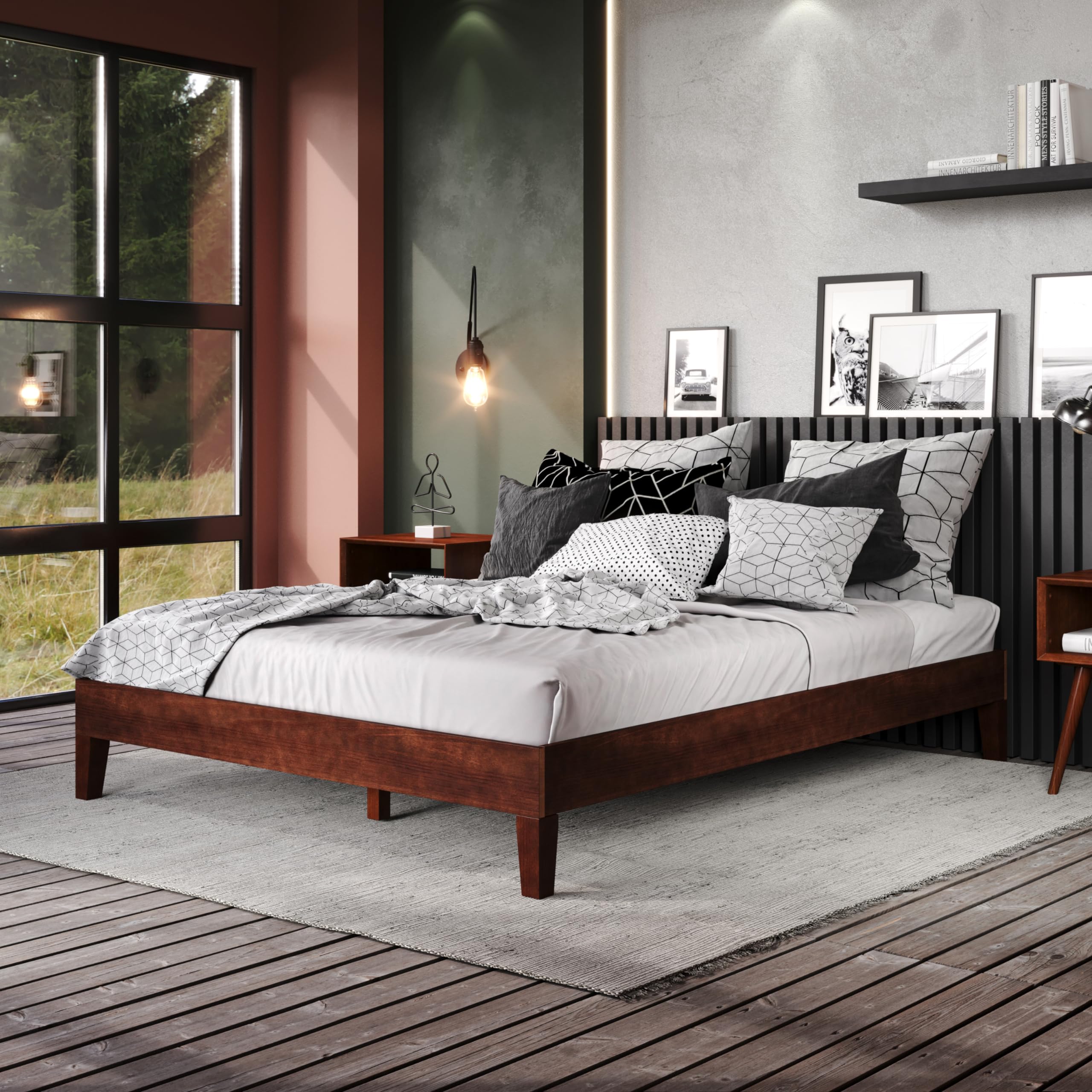 Steve Silver Co Nix Queen Platform Bed - Thumbnail 2