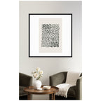 Abstract Black by Gabrielly Guedes Framed Wall Art Print