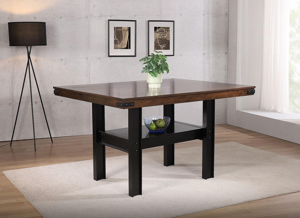Coaster Home Furnishings Patterson 60-inch Counter Height Dining Table Mango Oak
