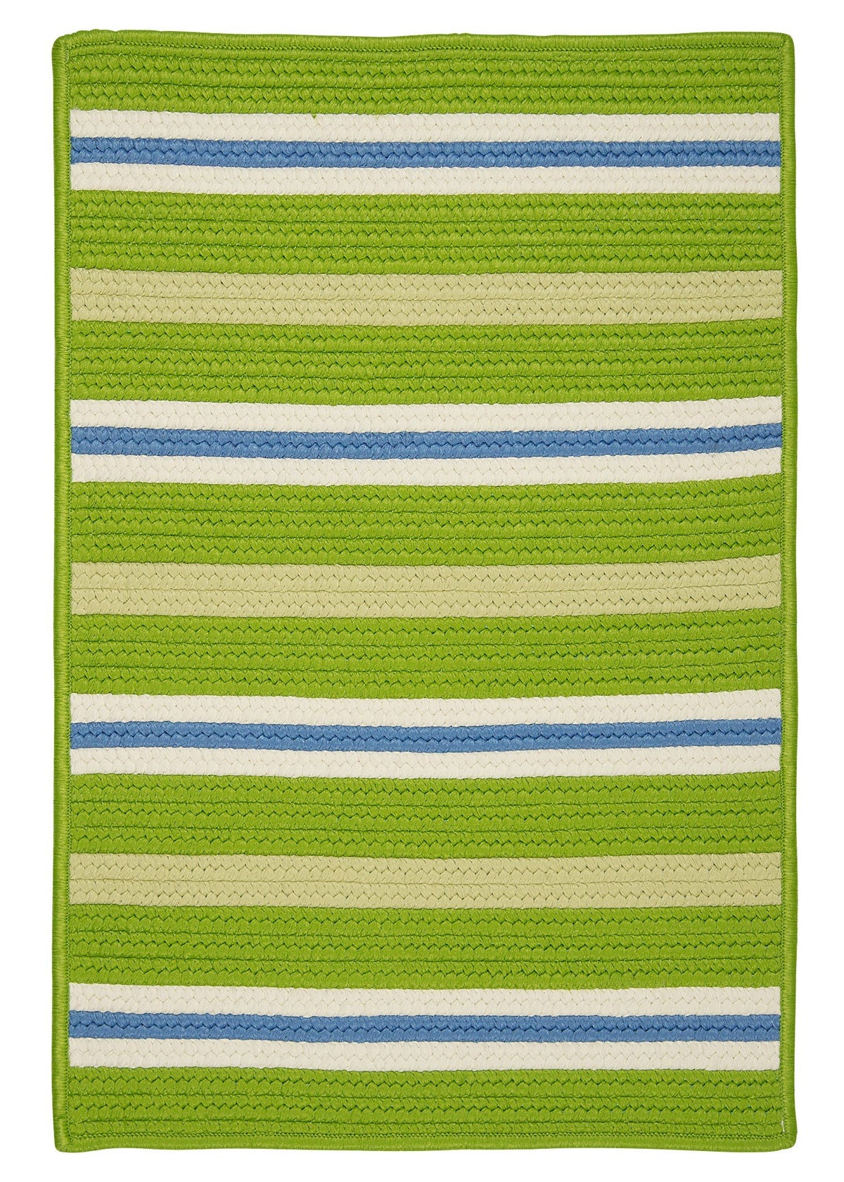 Painter Stripe Area Rug, 5 By 7-Feet, Garden Bright