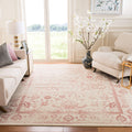 SAFAVIEH Adirondack Collection X-Large Area Rug - 11 x 15, Ivory & Rose, Oriental Distressed Design, Non-Shedding & Easy Care,