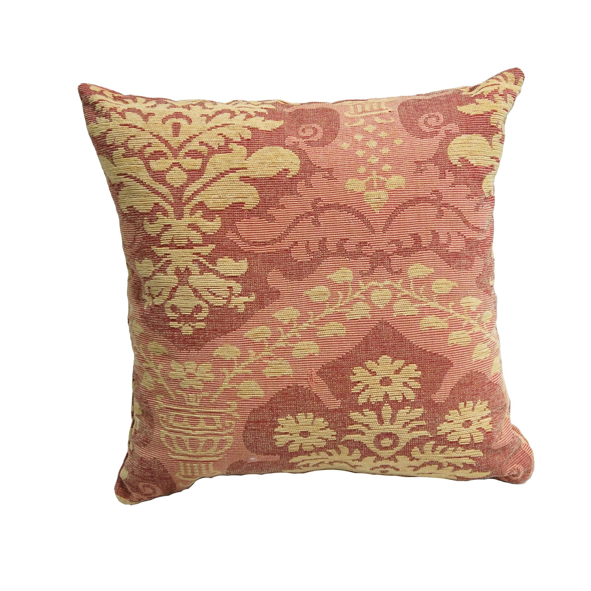 Blazing Needles Jacquard Chenille Throw Pillow, 17&quot;, Queen Maria