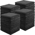 26 Pack Salon Towel Bulk Black Microfiber Hair Drying Towels Bleach Proof Microfiber Lint Free Absorbent Hand Towels Set for Hom