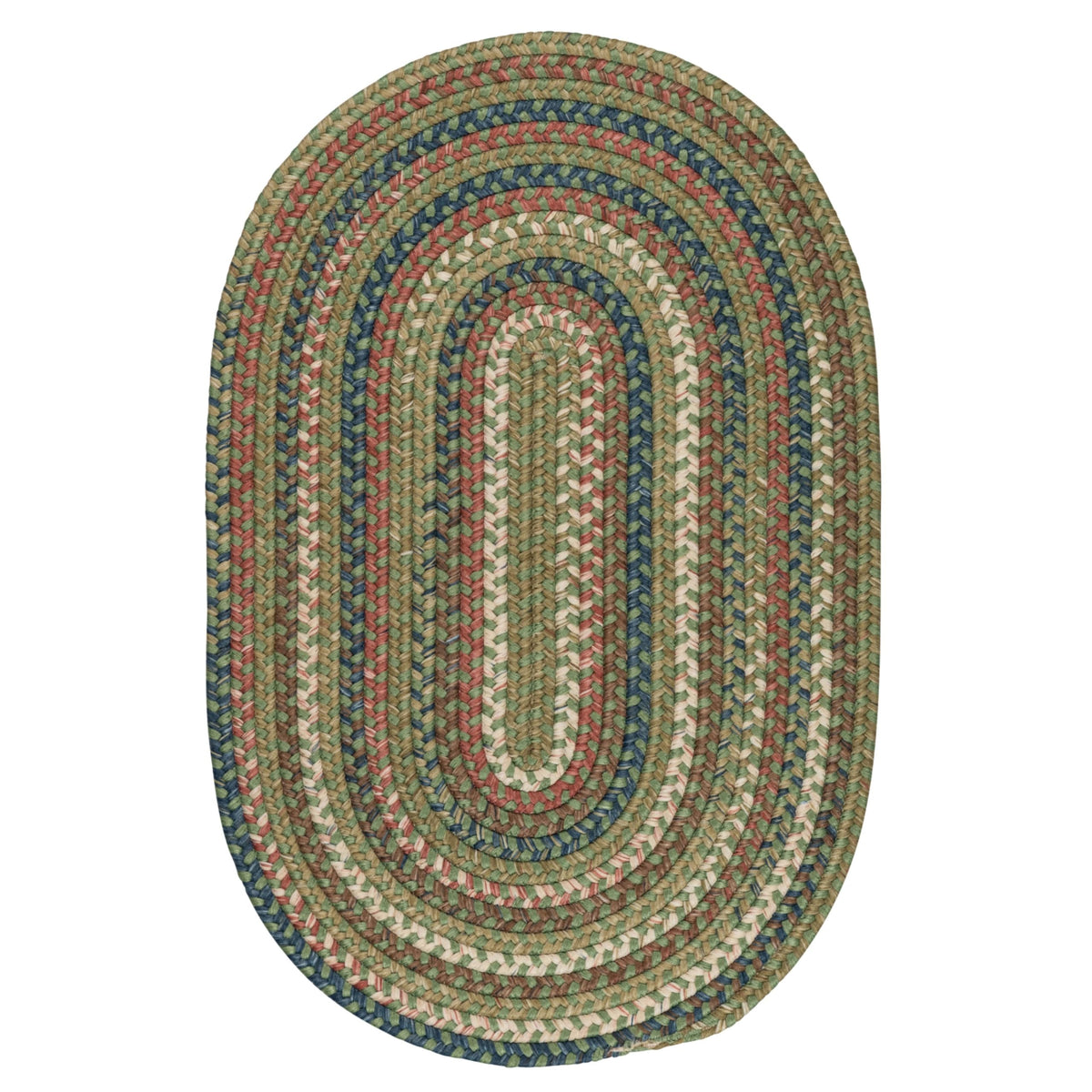 Cedar Cove Polypropylene Braided Rug, 10-Feet By 13-Feet, Olive