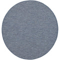 Nourison Positano Indoor/Outdoor Navy Blue 6' X Round Area Rug, Easy Cleaning, Non Shedding, Bed Room, Living Room, Dining Room,