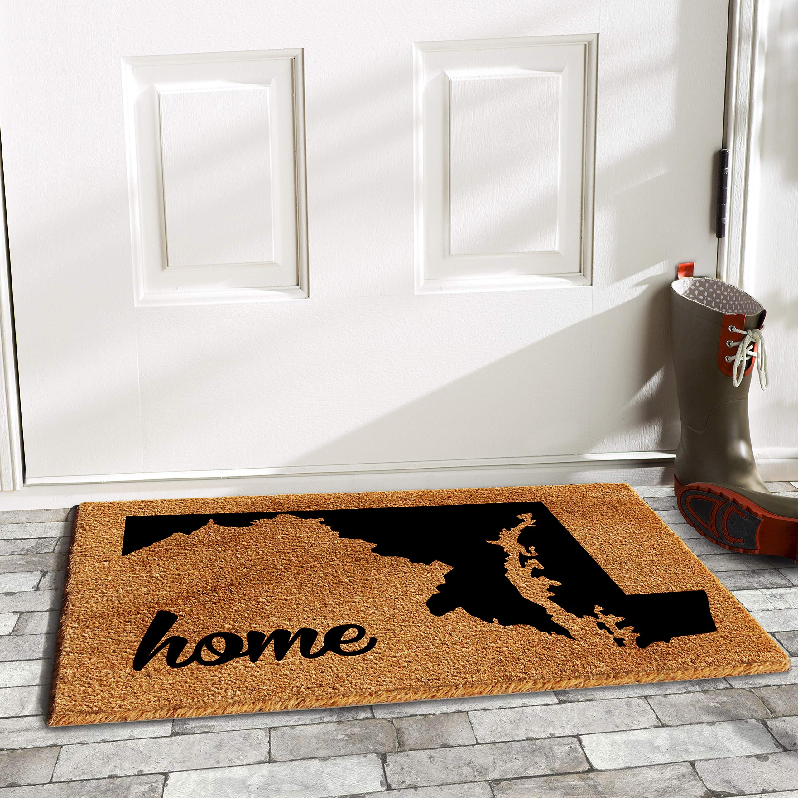 Calloway Mills 105262436 Maryland Doormat, 24' X 36', Natural/Black